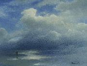 Albert Bierstadt Sea and Sky oil painting on canvas